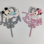 Topper personalizat cu Mickey și Minnie baby thumb-image 2