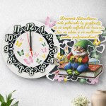Wooden Clock with Dwarfs thumb-image 1