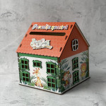 Casuta de dar pentru botez cu Animalute thumb-image 1