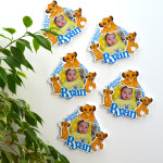 Mărturii magneți pentru botez cu leu thumb-image 1