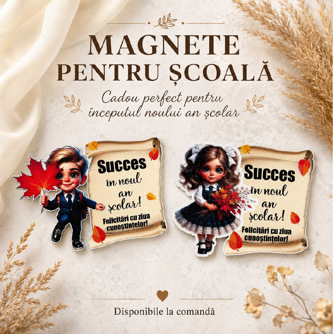 Începutul unui nou an școlar merită marcat cu un cadou deosebit! Cadouri personalizate | tgdecor.md